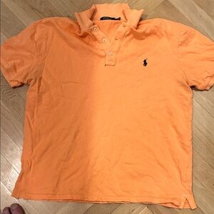 Ralph Lauren Men's Vibrant Orange Polo Shirt